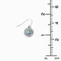 Filigree Turquoise 1&quot; Drop Earrings,