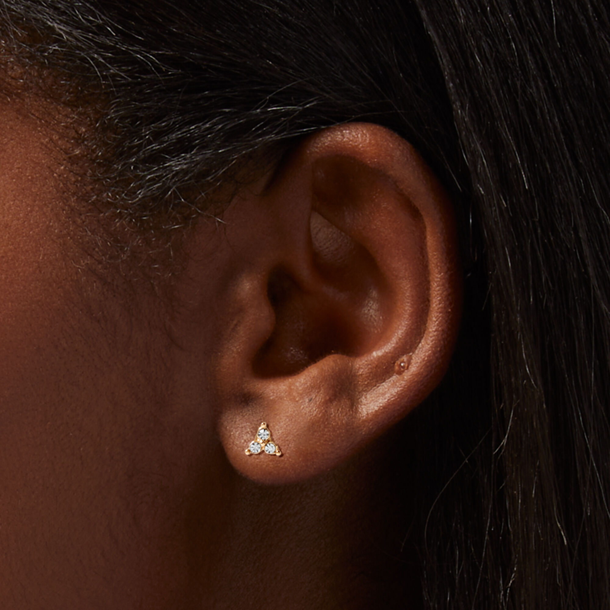 Metal ball online stud earrings