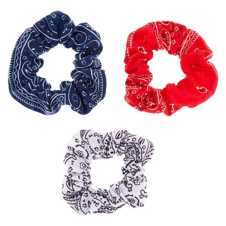 Paisley Scrunchies - 3 Pack,