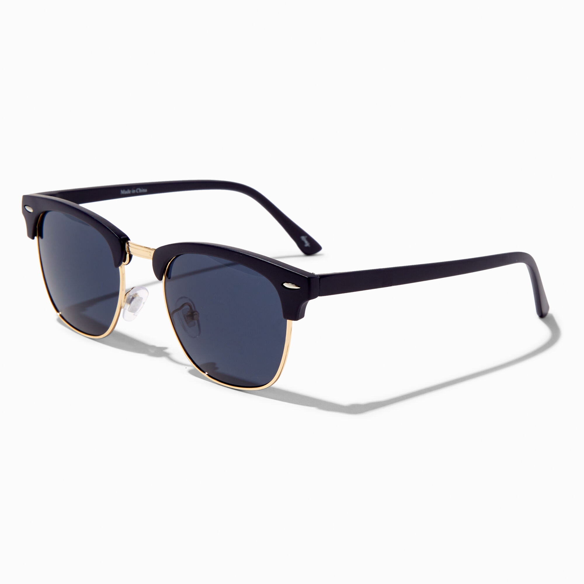 Navy Blue Browline Sunglasses