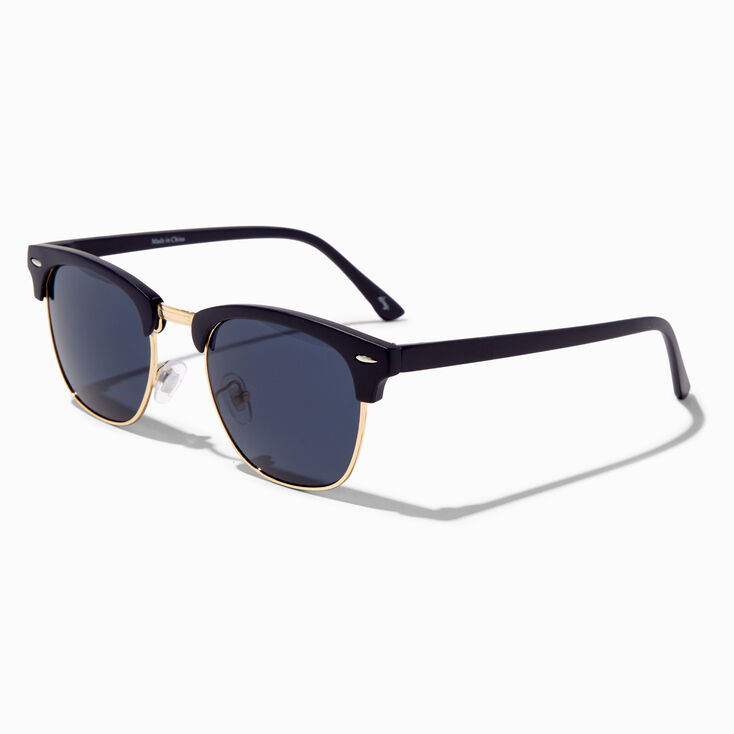 Navy Blue Browline Sunglasses,