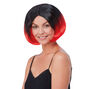 Black & Red Short Length Wig,