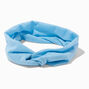 Blue Wide Jersey Twisted Headwrap,