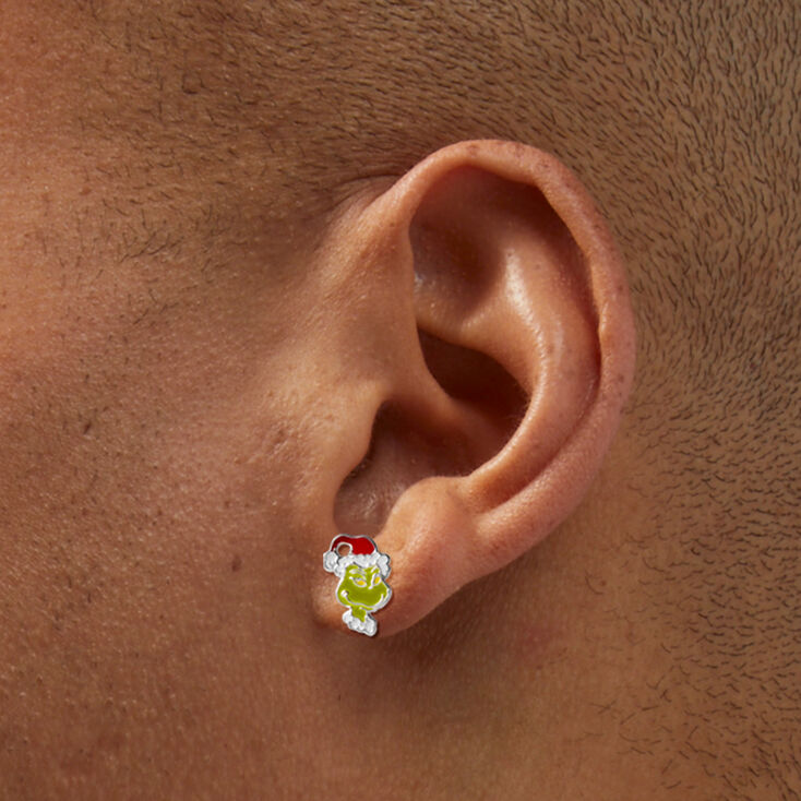Dr. Seuss&trade; The Grinch Sterling Silver Stud Earrings,