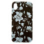 Black &amp; White Floral Phone Case - Fits iPhone&reg; XR,