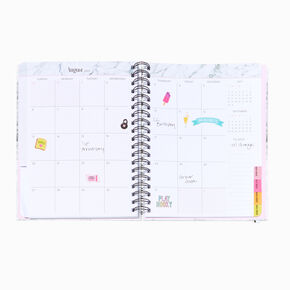 White Marble 2022-2023 Daily Planner,