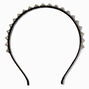 Hematite Spiked Thin Headband,