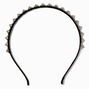 Silver Spiked Thin Headband,