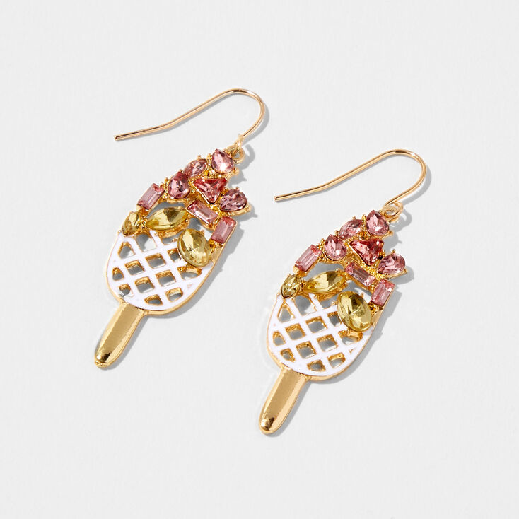 Mixed Metal Skull Stud Earrings,