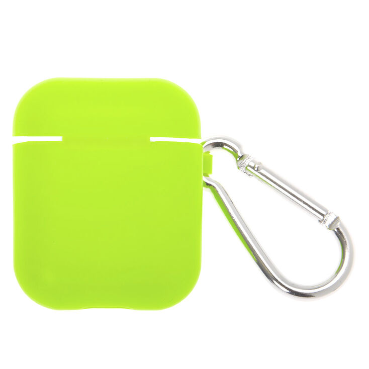 Lime Silicone Earbud Case Cover - Compatible With Apple Airpods,