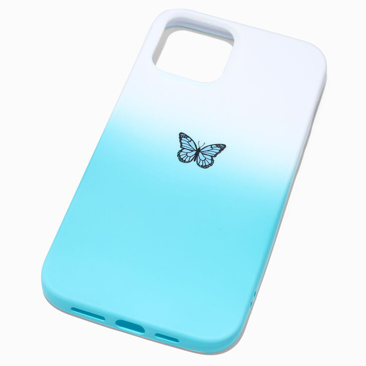 Ombr&eacute; Blue Butterfly Phone Case - Fits iPhone&reg; 12 Pro Max,