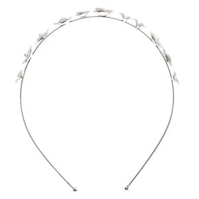 Pearl Flower Headband - White,