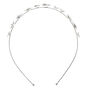 Pearl Flower Headband - White,