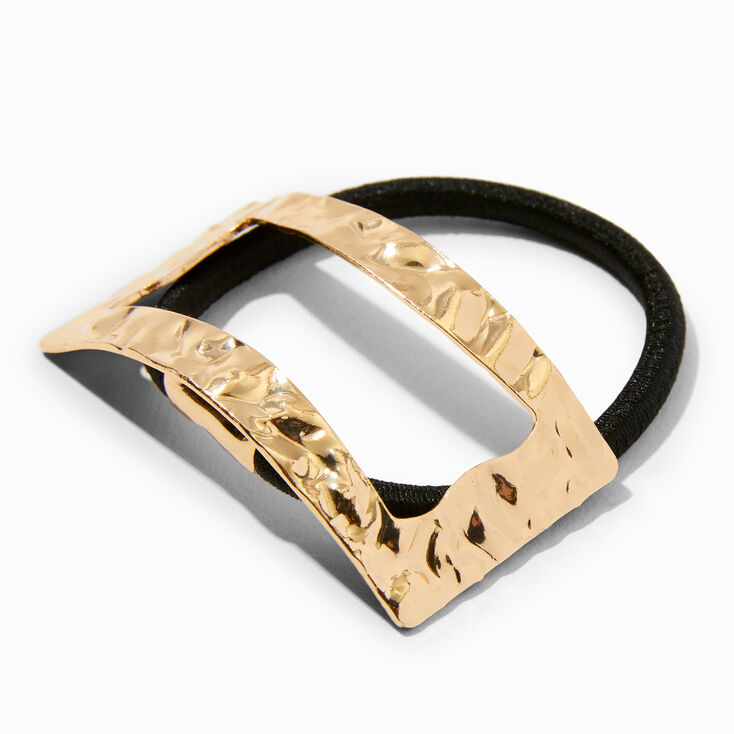 Hammered Rectangle Cuff Hair Ties - 2 Pack,
