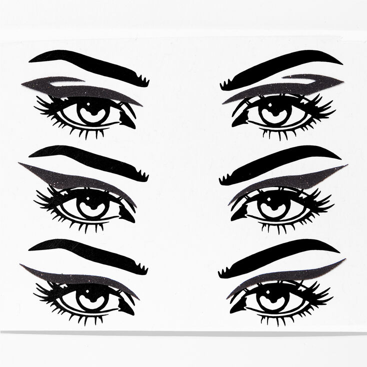 Glitter Winged Liner Stickers &#40;3 Pack&#41;,