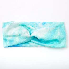 Tie Dye Twisted Headwrap - Mint,