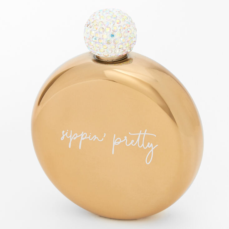 &#39;Sippin Pretty&#39; Round Flask,