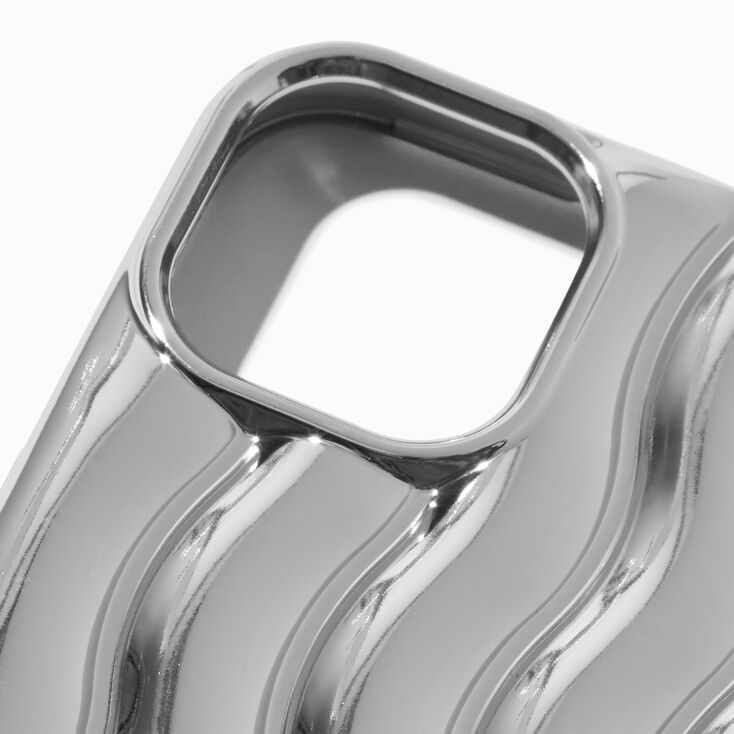 Silver Waves Phone Case - Fits iPhone&reg; 13/14/15,