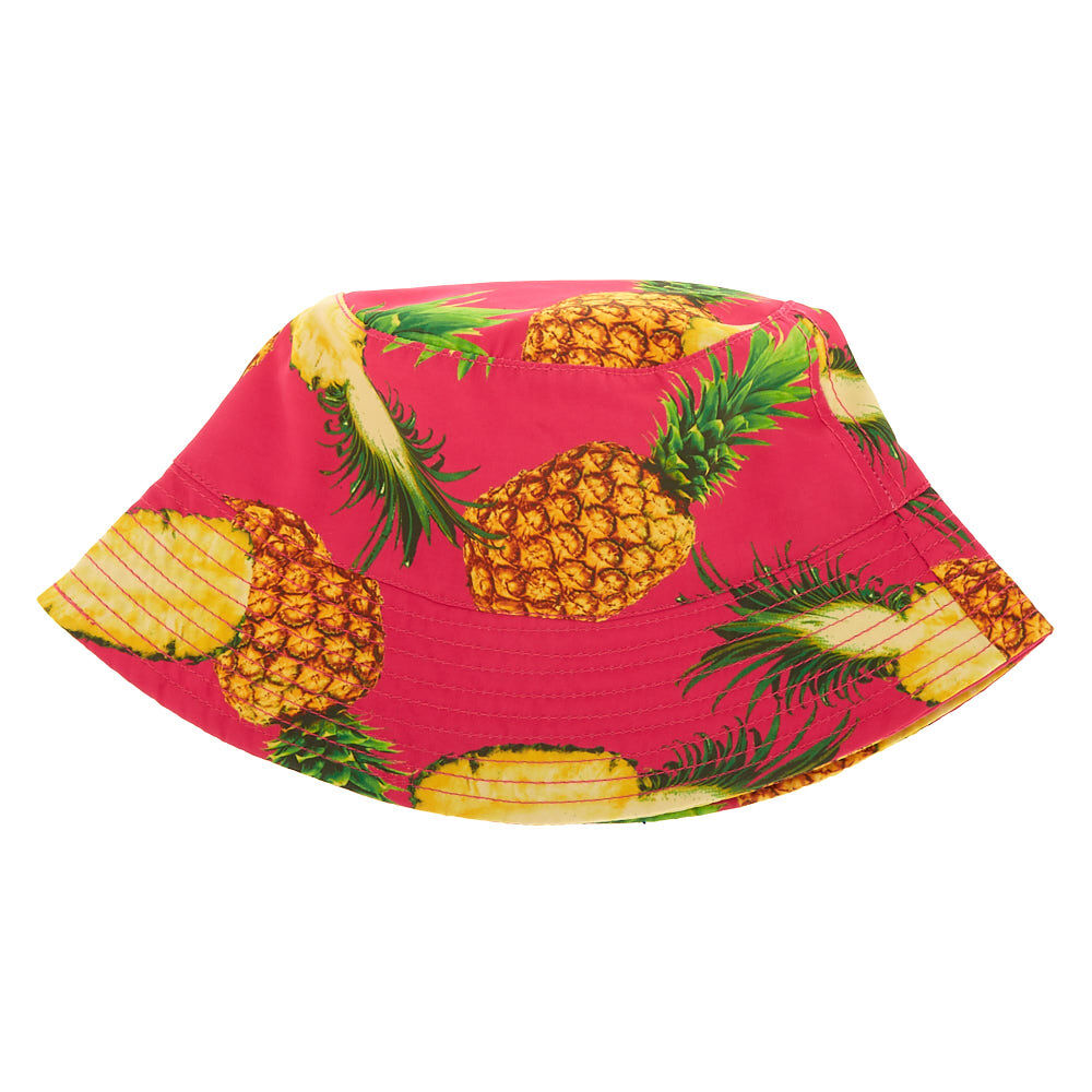 pink pineapple bucket hat