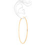 Gold 100MM Hoop Earrings,