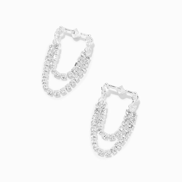 Silver Bow Ear Cuff,