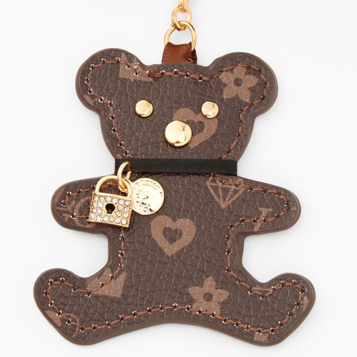 Status Bear Gold Keychain,