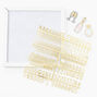 White &amp; Gold Bridal Framed Letterboard Set,