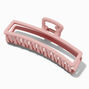 Large Rectangle Hair Claw - Mauve,
