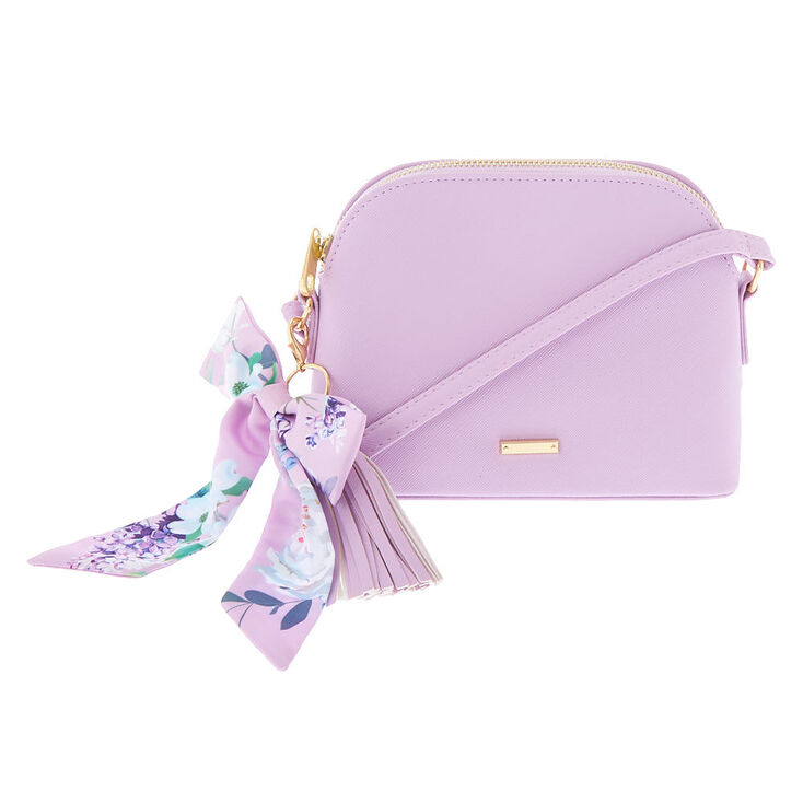 Spring Pastel Crossbody Bag - Lilac,
