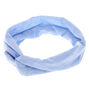 Marled Wide Jersey Headwrap - Baby Blue,