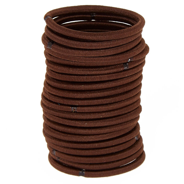 Snag-free No Metal Brown Hair Ties,