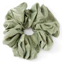 Giant Satin Hair Scrunchie - Sage,