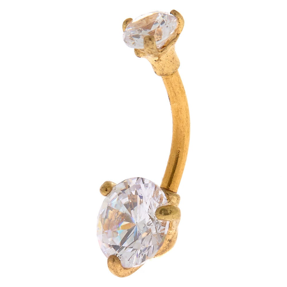 Icing belly store button rings