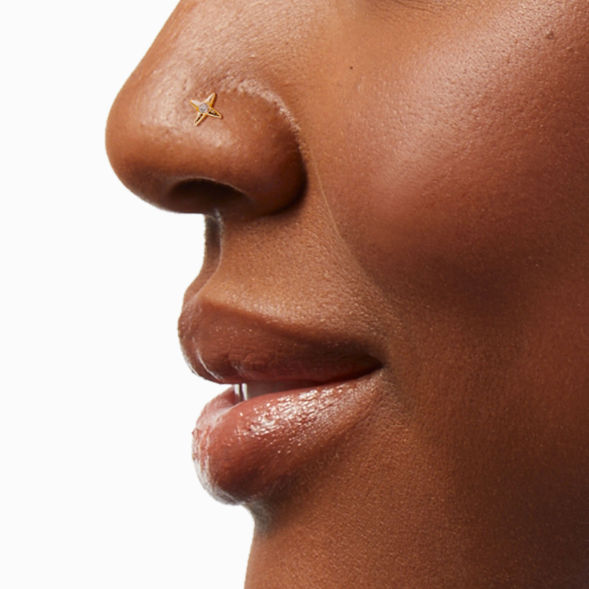 Star nose ring stud sale