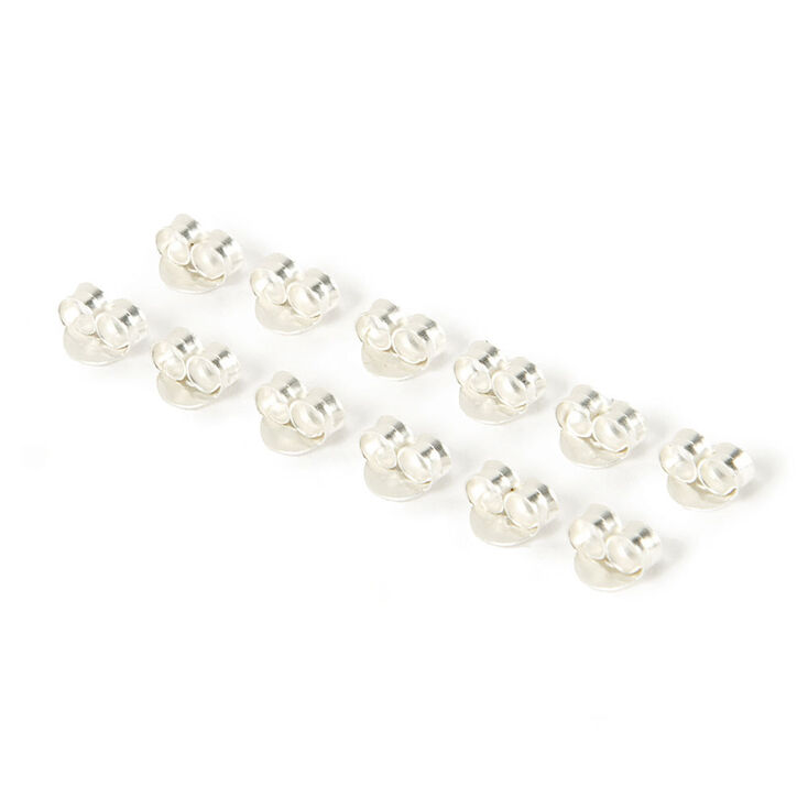 Mixed Metal Earring Back Replacements - 12 Pack