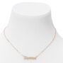 Gold Gothic Zodiac Pendant Necklace - Aquarius,