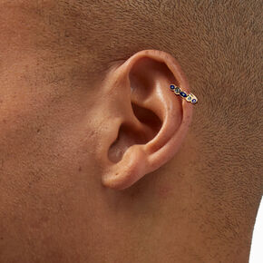 Gold 18G Evil Eye Cartilage Clicker Earring,