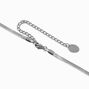 Silver-tone Stainless Steel 4MM Snake Chain Necklace,