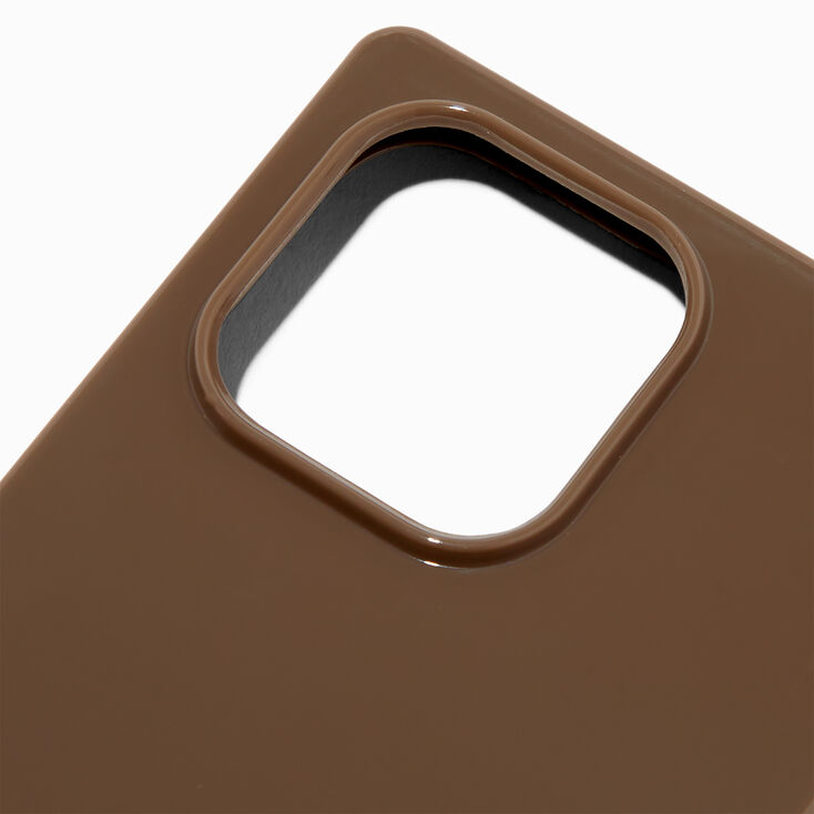 Shiny Brown Protective Phone Case - Fits iPhone&reg; 13 Pro,
