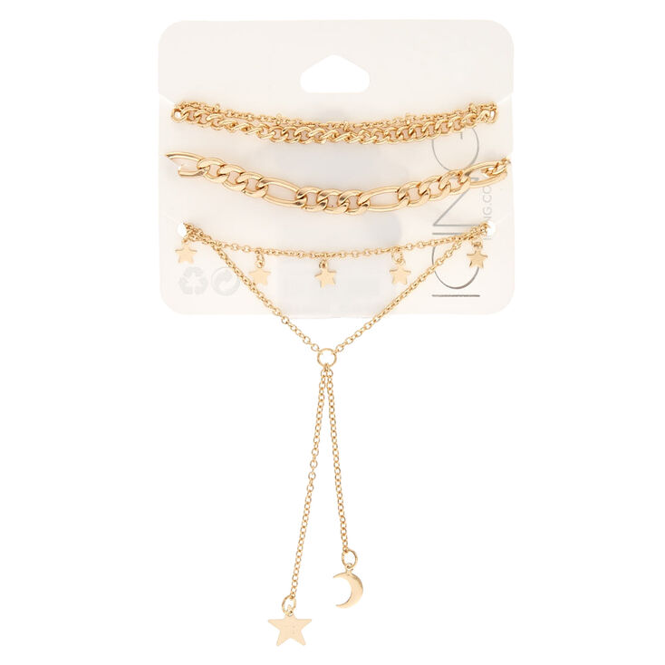 5 Pack Gold-Tone Bracelets,