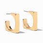 Gold-tone 20MM Square Circle Hoop Earrings,