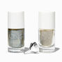 Silver Glitter Nail Polish Set - 2 Pack,