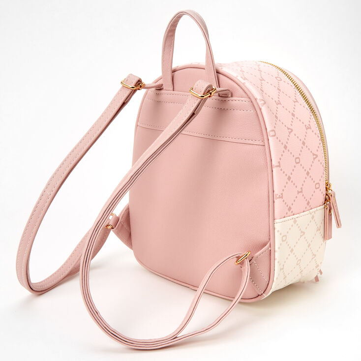 Pink Colorblock Status Small Backpack,
