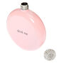 Round Drink Me Flask - Pink,