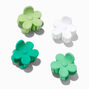 Silver Graduated Embellished Huggie Hoop Earring Stackables Set - 3 Pack,