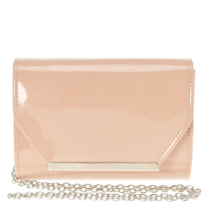 Nude Patent Clutch,