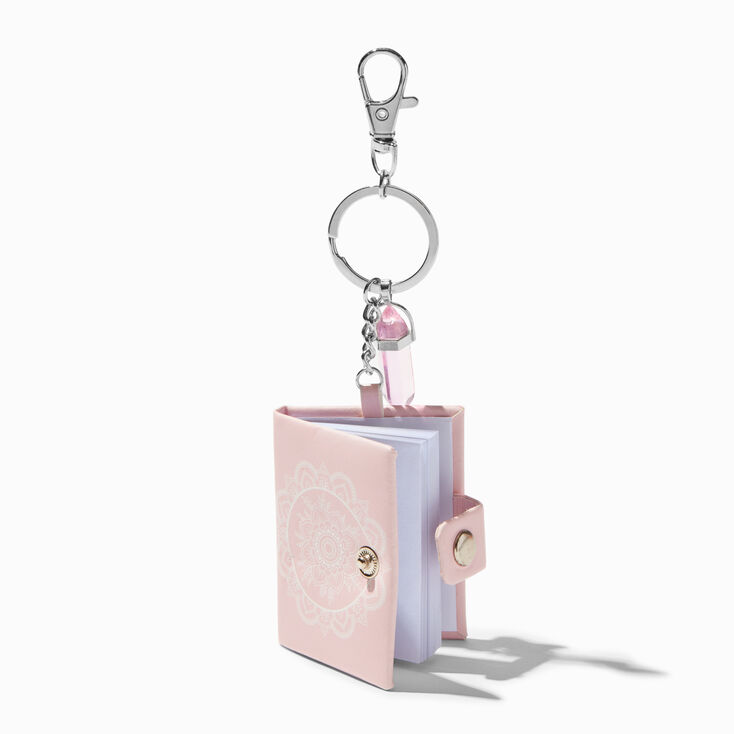 Inspirational Mandala Mini Notebook Keychain,