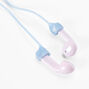 Pastel Blue Glitter Earbud Case Cover - Compatible with Apple AirPods&reg;,