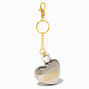 &quot;Because Wedding Planning&quot; Heart Shaped Flask Keychain,