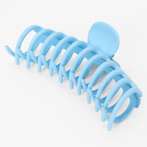 Light Blue Matte Large Hair Claw,
